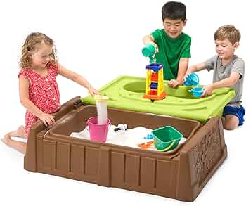 Simplay3 Sand and Water Kids Bench 2-in-1 Tan by Simplay3 - American Made