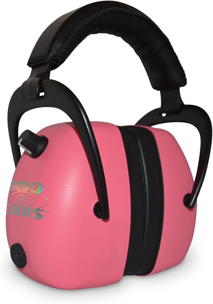 Pro Ears Gold II 30 Electronic Hearing Protection NRR 30 Pink Gel Ear Seals