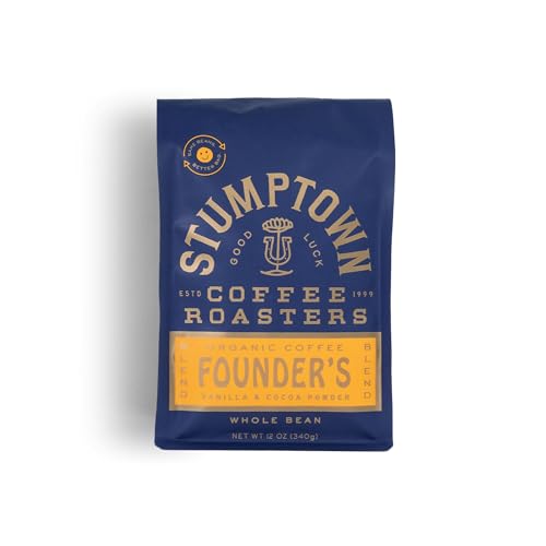 STUMPTOWN COFFEE ROASTERS, Whole Bean Light Roast, Founder's Blend 12 Oz
