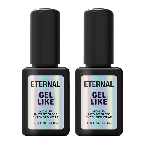 Eternal Gel-Like Top Coat Nail Polish, 13.5 mL, 2 Pack