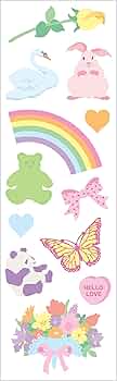 Mrs Grossmans Pretty Pastel Stickers by Mrs. Grossman's - American Made