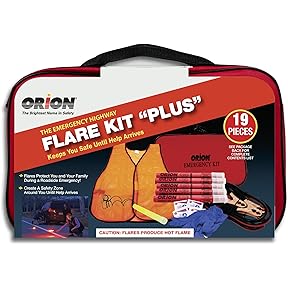 Orion Safety Products Road Flare Emergency Kit 60-Piece