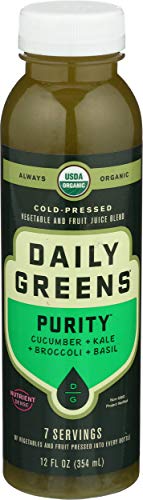 Purity Organic Daily Greens Juice 12 Fl Oz by Purity Organic - American Made