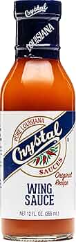 Crystal Original Wing Sauce 12 oz by Crystal Hot Sauce - American Made