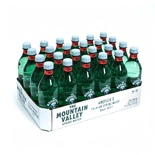 Mountain Valley Spring Water, 500 mL Plastic Bottles, 24 Pack