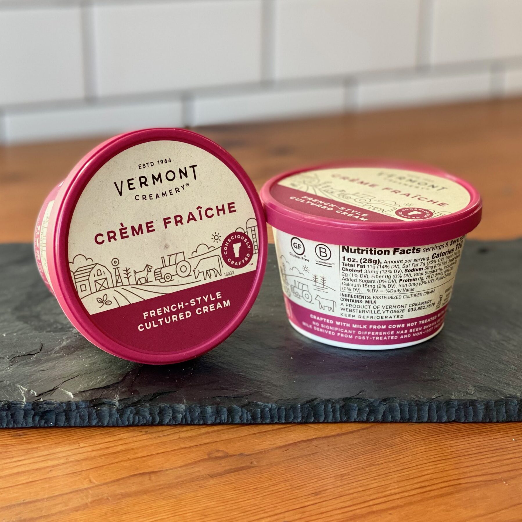 Vermont Creamery Creme Fraiche 8oz by Vermont Creamery - American Made