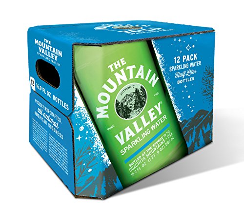 Mountain Valley Sparkling Spring Water, 500 mL Glass Bottles