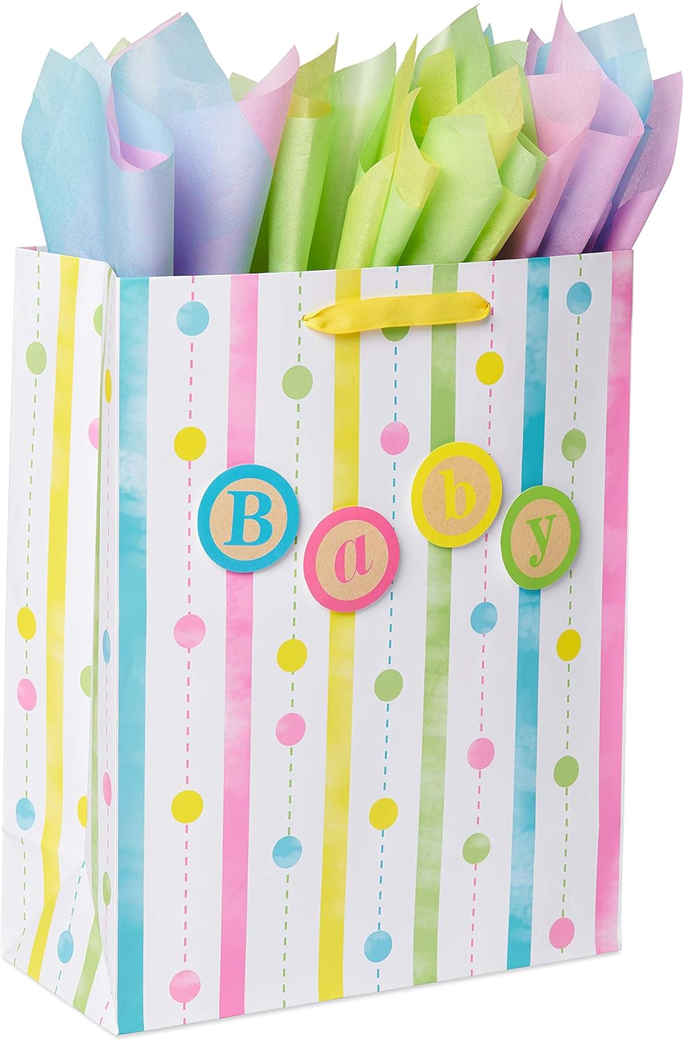 American Greetings Birthday Gift Bags with Tissue Paper Assortment 8-Pack by American Greetings - American Made