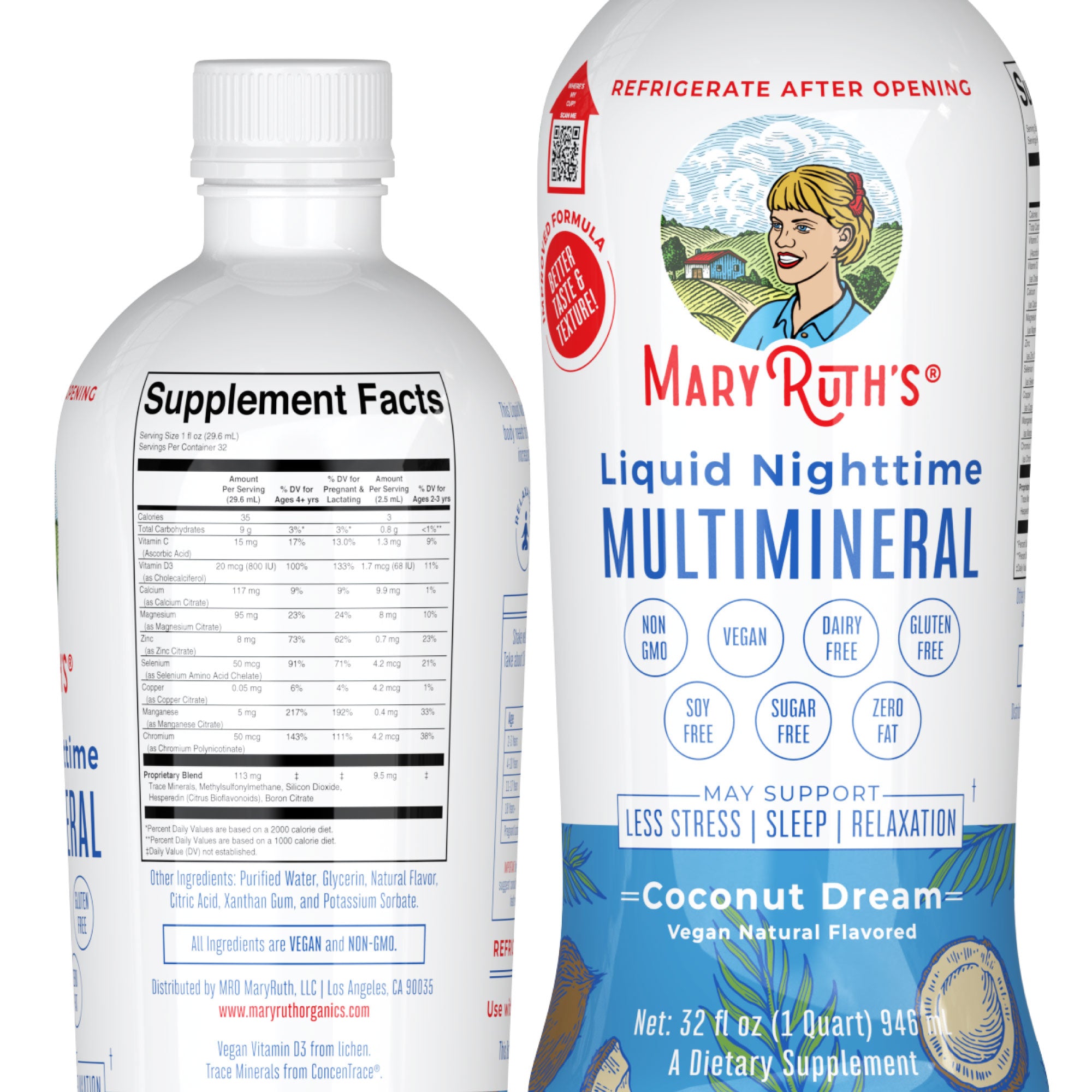 MaryRuth Organics Nighttime Multimineral 32 oz by MaryRuth Organics - American Made