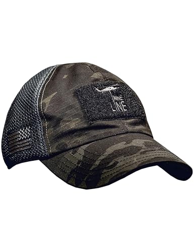 Nine Line American Made Dark Camo Mesh Back Hat with Dropline Logo