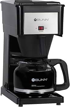 BUNN GRB Velocity Brew 10-Cup Home Coffee Brewer Black by BUNN - American Made
