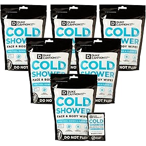 Duke Cannon Cold Shower Cooling Field Towels, 15-Pack