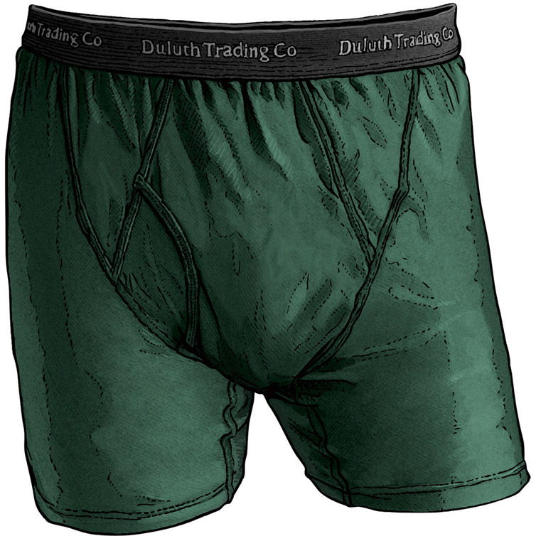 Duluth Trading Company Buck Naked Performance Boxer Brief by Duluth Trading Company - American Made