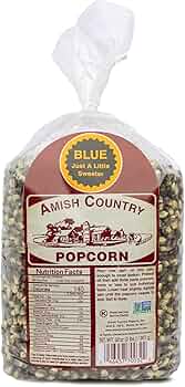 Amish Country Popcorn Blue Popcorn Kernels 2 lbs Bag by Amish Country Popcorn - American Made
