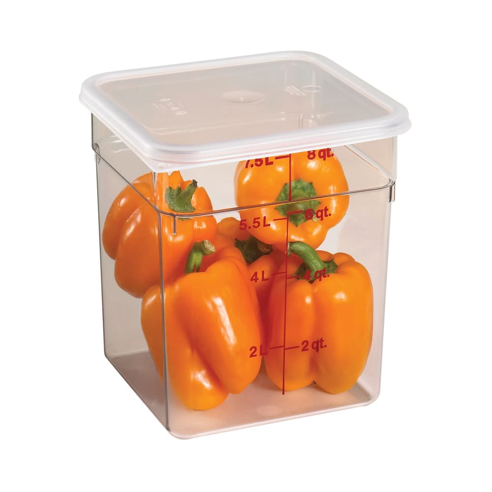 Cambro Camwear 8-Quart Square Food Storage Container by Cambro - American Made