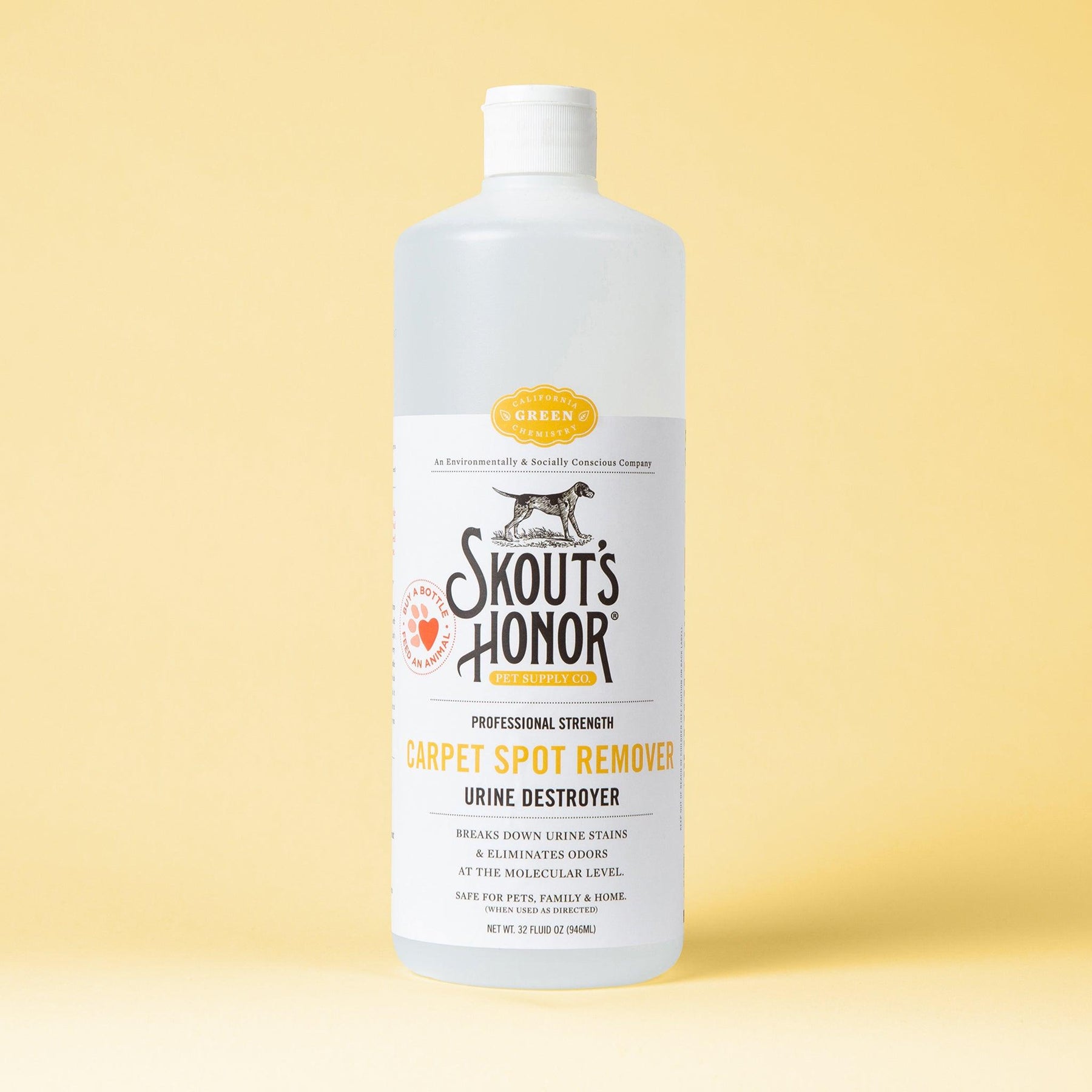 Skout's Honor Probiotic Pet Odor and Stain Remover 32 oz by Skout's Honor - American Made