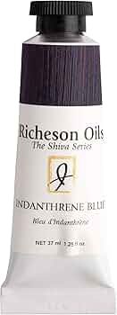 Jack Richeson Signature Oil Indanthrene Blue, 1.25 oz