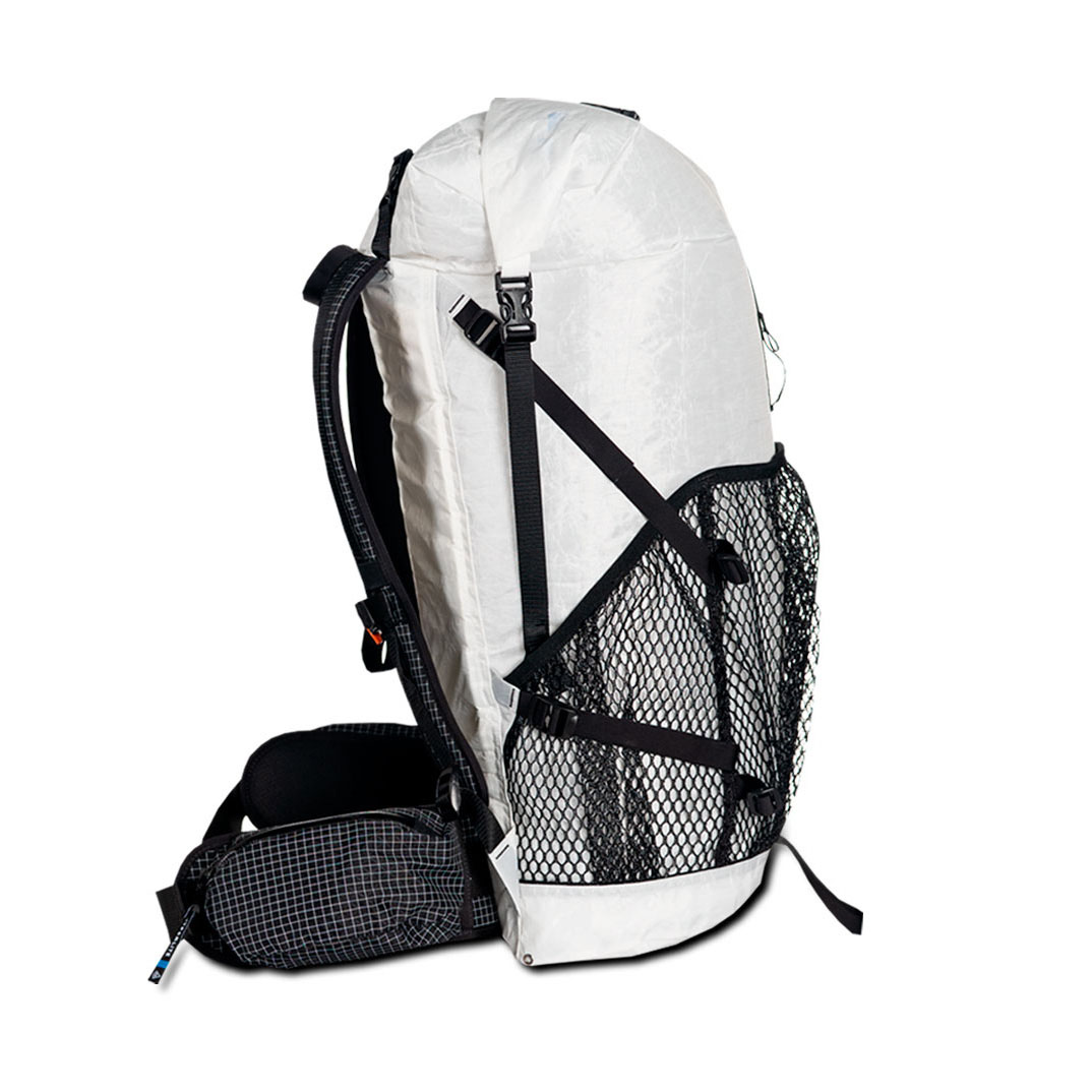 Hyperlite Mountain Gear 2400 Windrider 40L Ultralight Backpack White by Hyperlite Mountain Gear - American Made