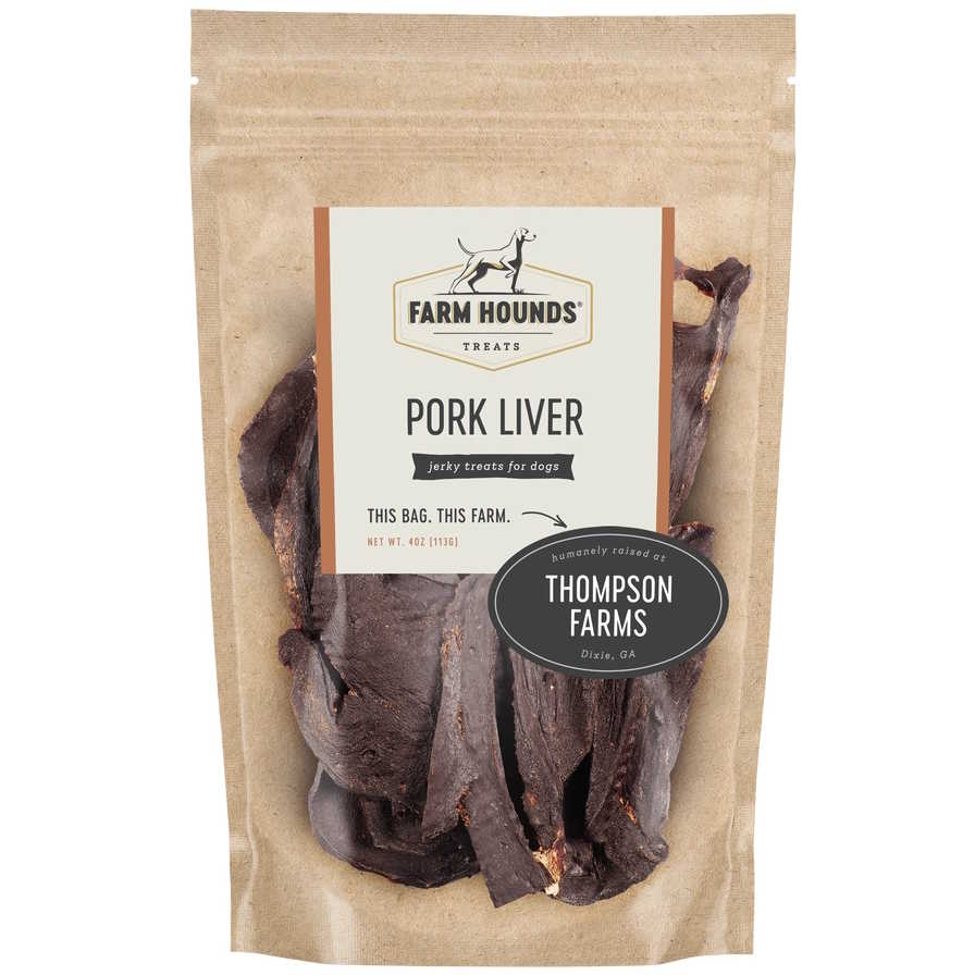 Farm Hounds Pork Liver Dog Treats 4 oz by Farm Hounds - American Made