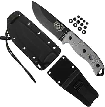 ESEE Model 5 Tactical Survival Fixed Blade Knife Kydex Sheath
