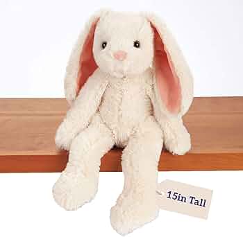 Vermont Teddy Bear Buddy Collection 15 Inch Ivory Bunny by Vermont Teddy Bear - American Made