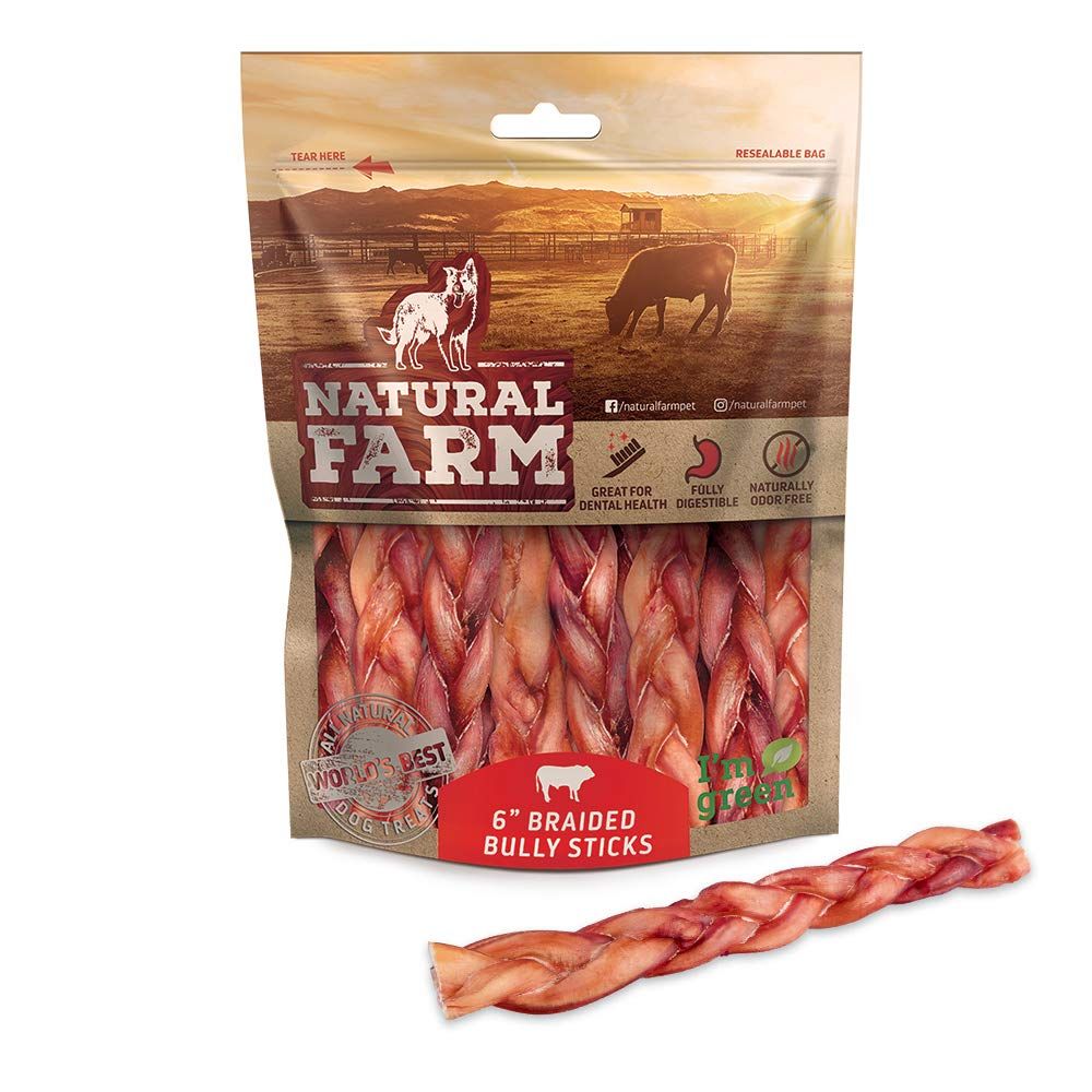 Natural Farm Bully Sticks 6 inch 10-Pack by Natural Farm - American Made