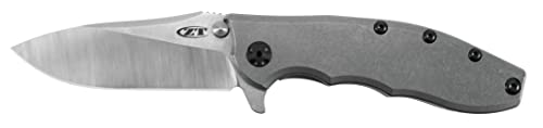 Zero Tolerance Hinderer Pocketknife, 3.5-Inch CPM 20CV Steel Blade by Zero Tolerance - American Made