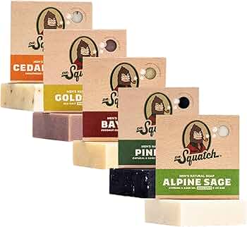 Dr. Squatch Natural Bar Soap 5-Pack Variety