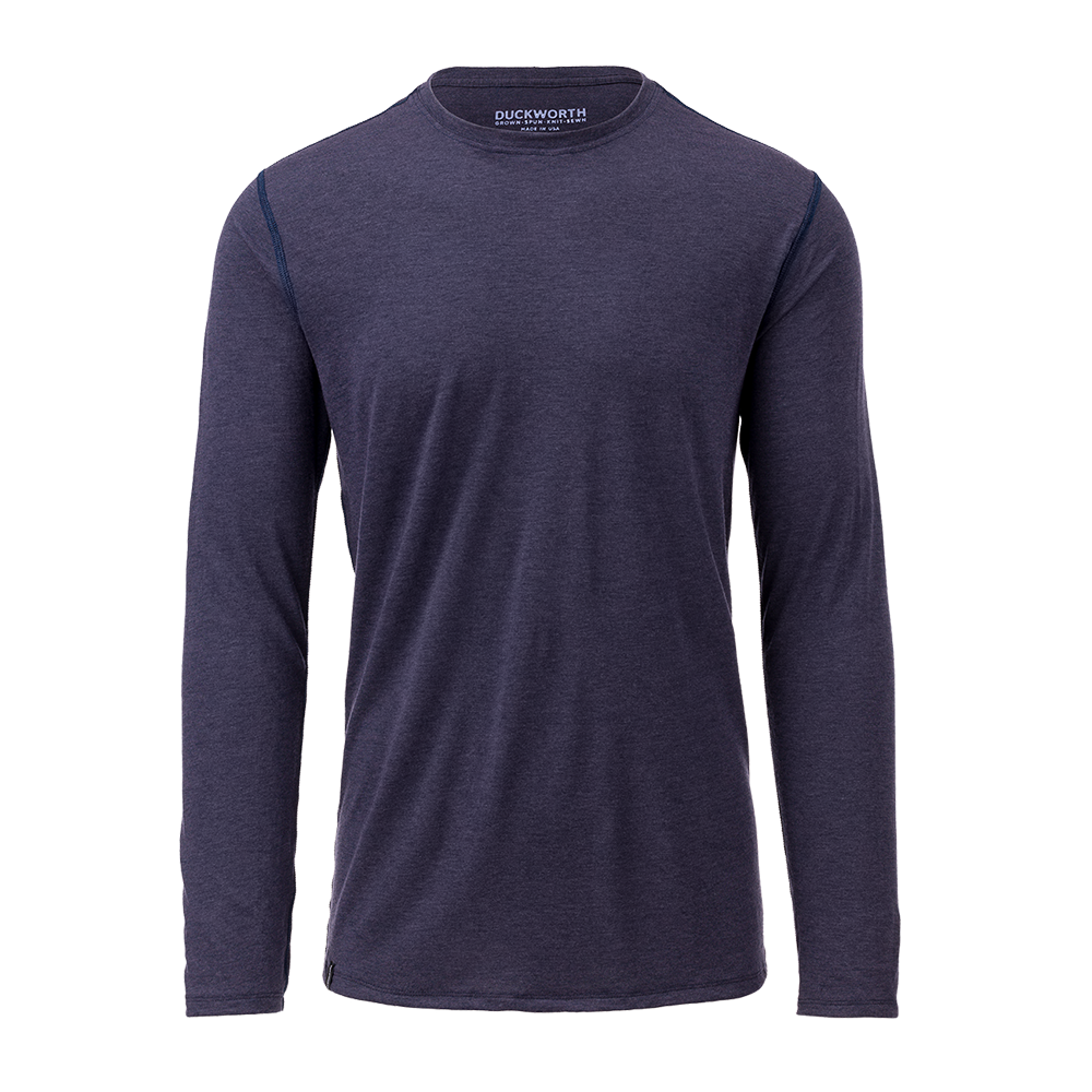 Duckworth Men's Vapor Midweight Long Sleeve Crew by Duckworth - American Made
