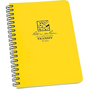 Rite in the Rain Side Spiral Notebook Numbered Pages No. 373N