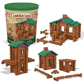 Lincoln Logs Classic Meetinghouse 117-Piece Building Set