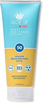 Aloe Up Kids SPF 50 Sunscreen Lotion