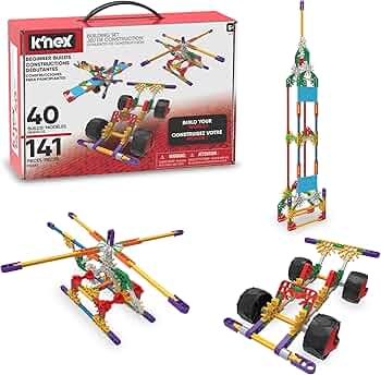 K'NEX 40 Model Building Set, 141 Pieces