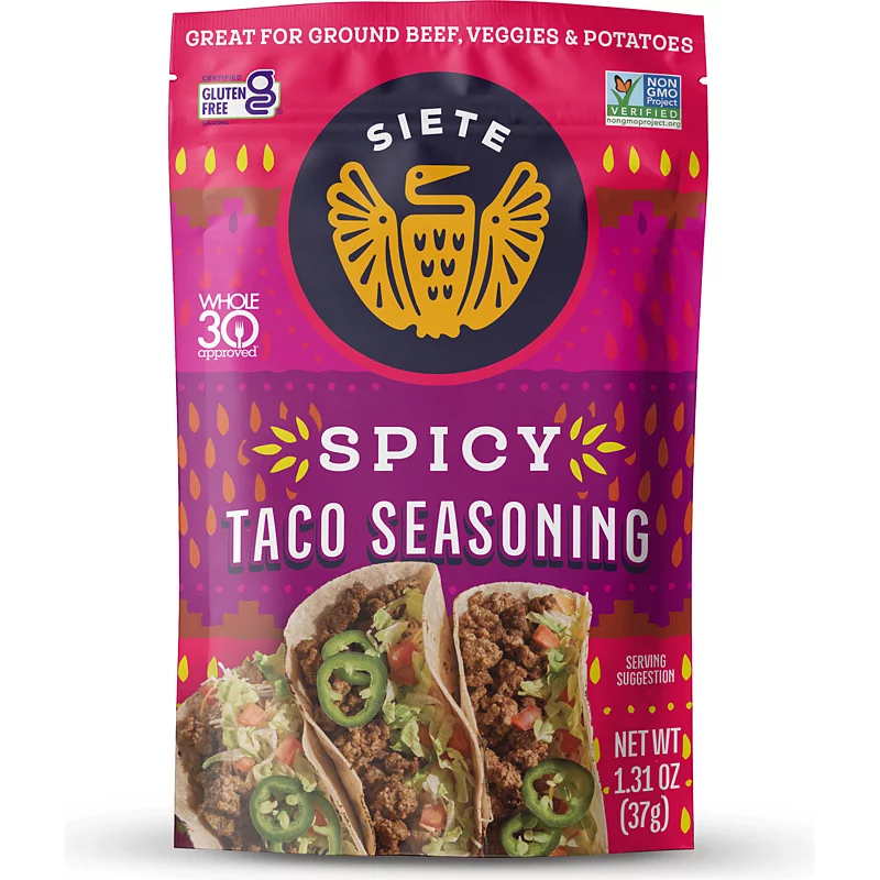 Siete Taco Seasoning 1.5 oz by Siete Family Foods - American Made