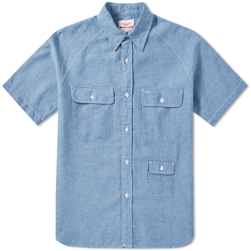 Battenwear Camp Shirt Short Sleeve Print by Battenwear - American Made