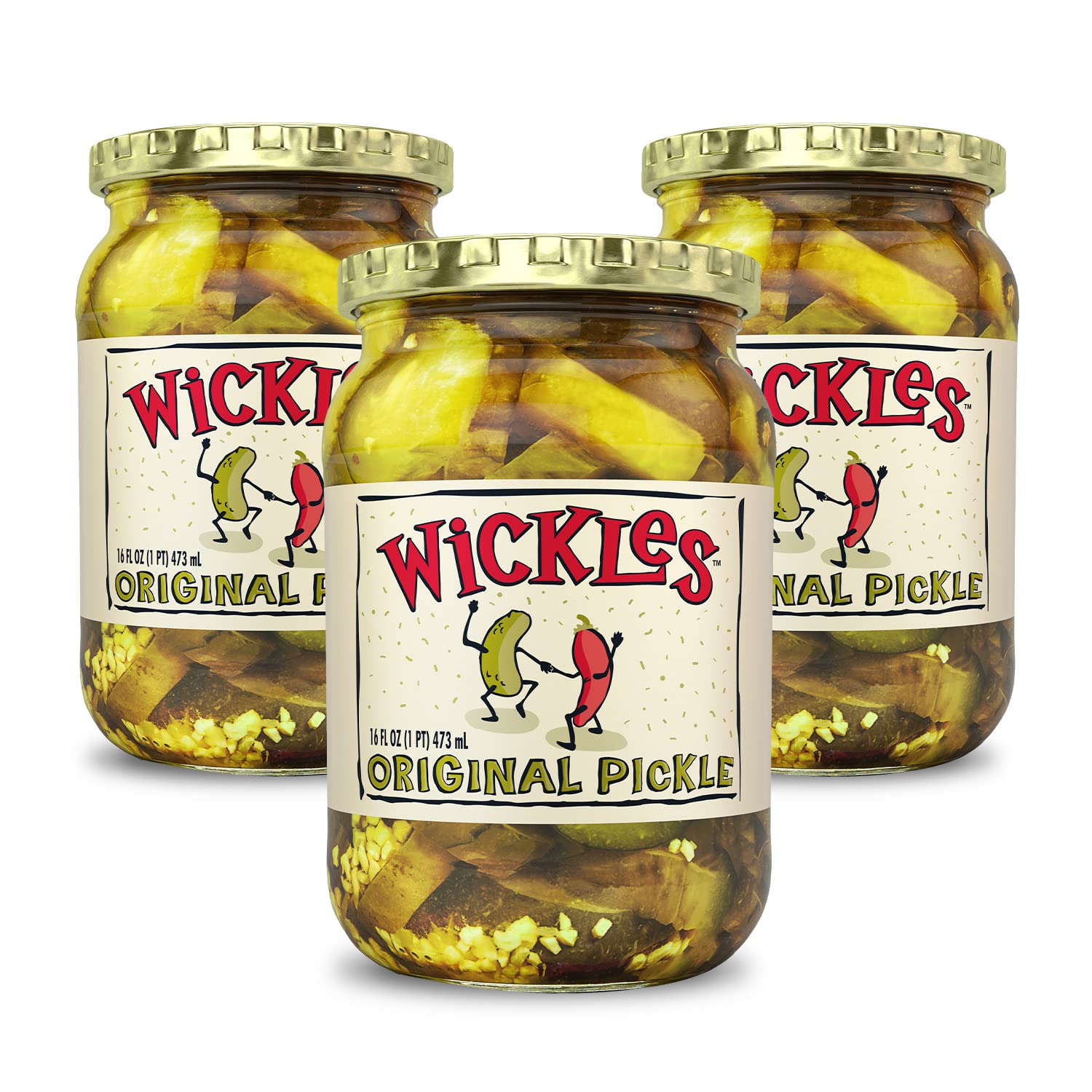 Wickles Pickle Variety Pack 3 Jars