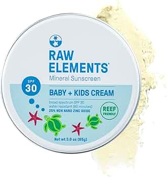 Raw Elements Baby and Kids SPF 30 Organic Sunscreen Tin 3oz by Raw Elements - American Made