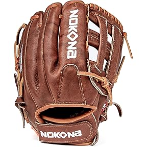 Nokona W-1200 Walnut Baseball Glove Closed Web 12 Inch