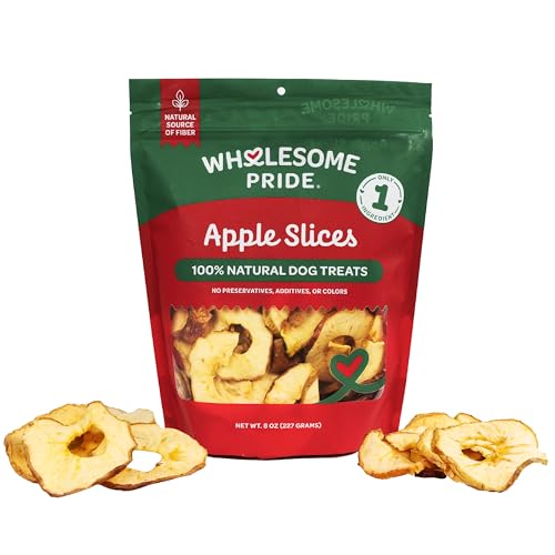 Wholesome Pride Apple Slices Dog Treats 8 oz by Wholesome Pride - American Made