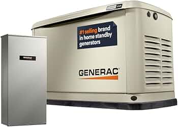 Generac Guardian 10kW Home Standby Generator with 100 Amp Transfer Switch by Generac - American Made
