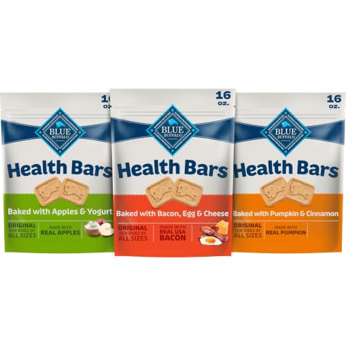 Blue Buffalo Health Bars Variety Pack Dog Biscuits, 16 oz