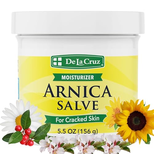 De La Cruz Arnica Salve Body Moisturizer Dry & Cracked Skin 5.5 oz (156 g)