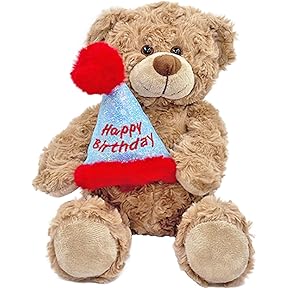 Vermont Teddy Bear Happy Birthday Bear 18 Inch by Vermont Teddy Bear - American Made