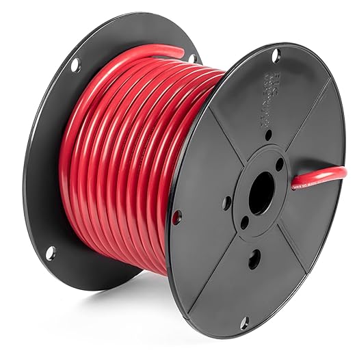 Spartan Power Pure Copper Battery Cable for Inverter and Car Audio by Spartan Power - American Made