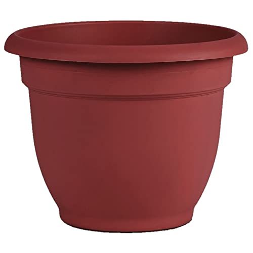 Bloem Ariana Self-Watering Planter 20 Inch Burnt Red by Bloem - American Made