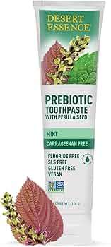 Desert Essence Prebiotic Plant-Based Toothpaste with Perilla Seed Mint 6.25 oz by Desert Essence - American Made