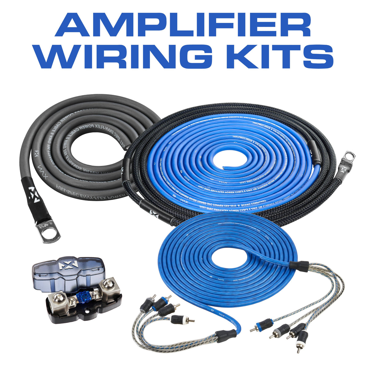 Crutchfield NVX XCART4 4-Channel Amplifier Wiring Kit by Crutchfield - American Made