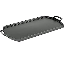 Lodge Blacklock 10x20 Inch Cast Iron Double Burner Griddle
