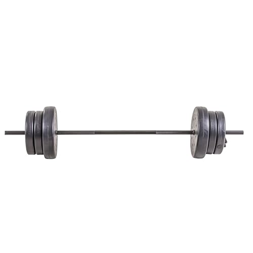 US Weight 55lb Barbell Weight Set for Home Gym