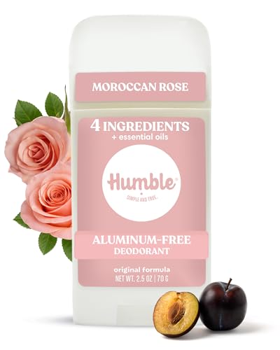 Humble Aluminum-Free Deodorant, Moroccan Rose - 1 Pack